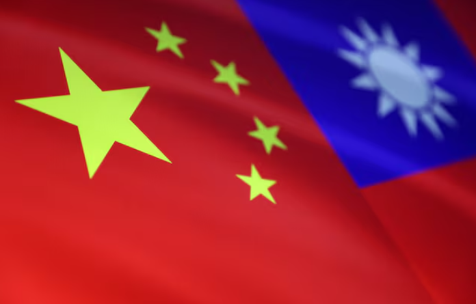 Bandeiras da China e de Taiwan