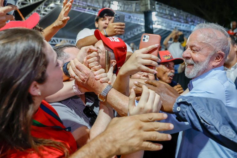 O presidente Luiz Inácio Lula da Silva
