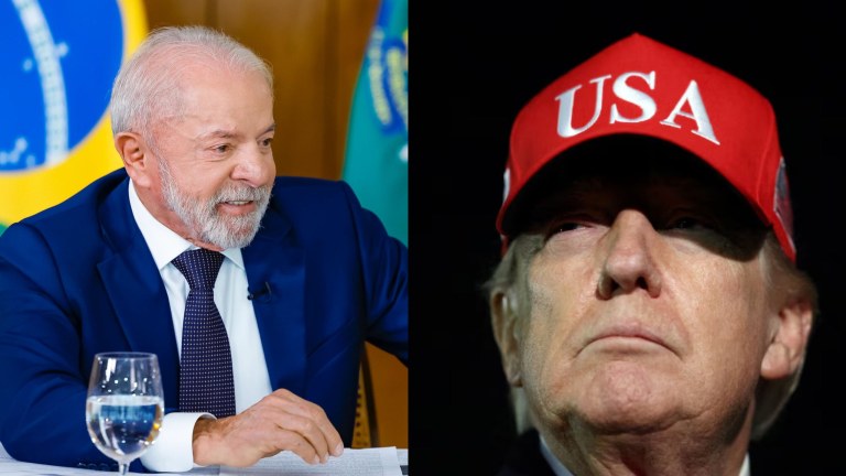 Presidente Lula e Donald Trump