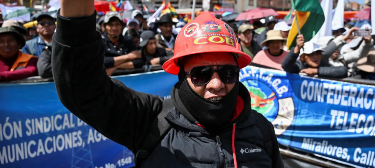 Greve geral na Bolívia