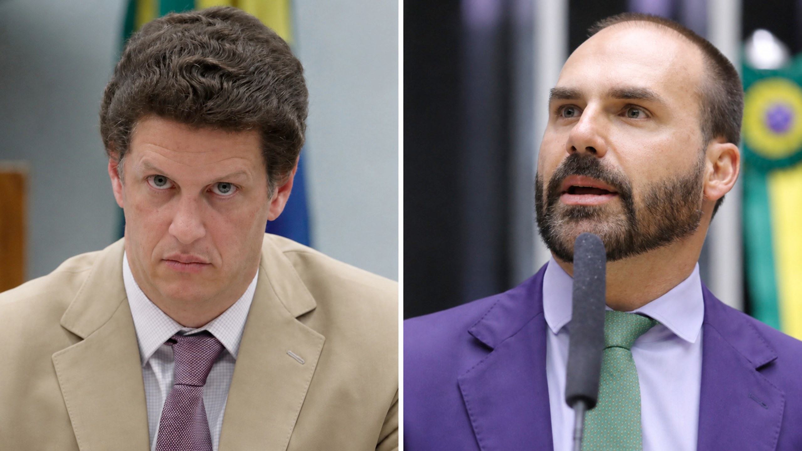 Ricardo Salles e Eduardo Bolsonaro