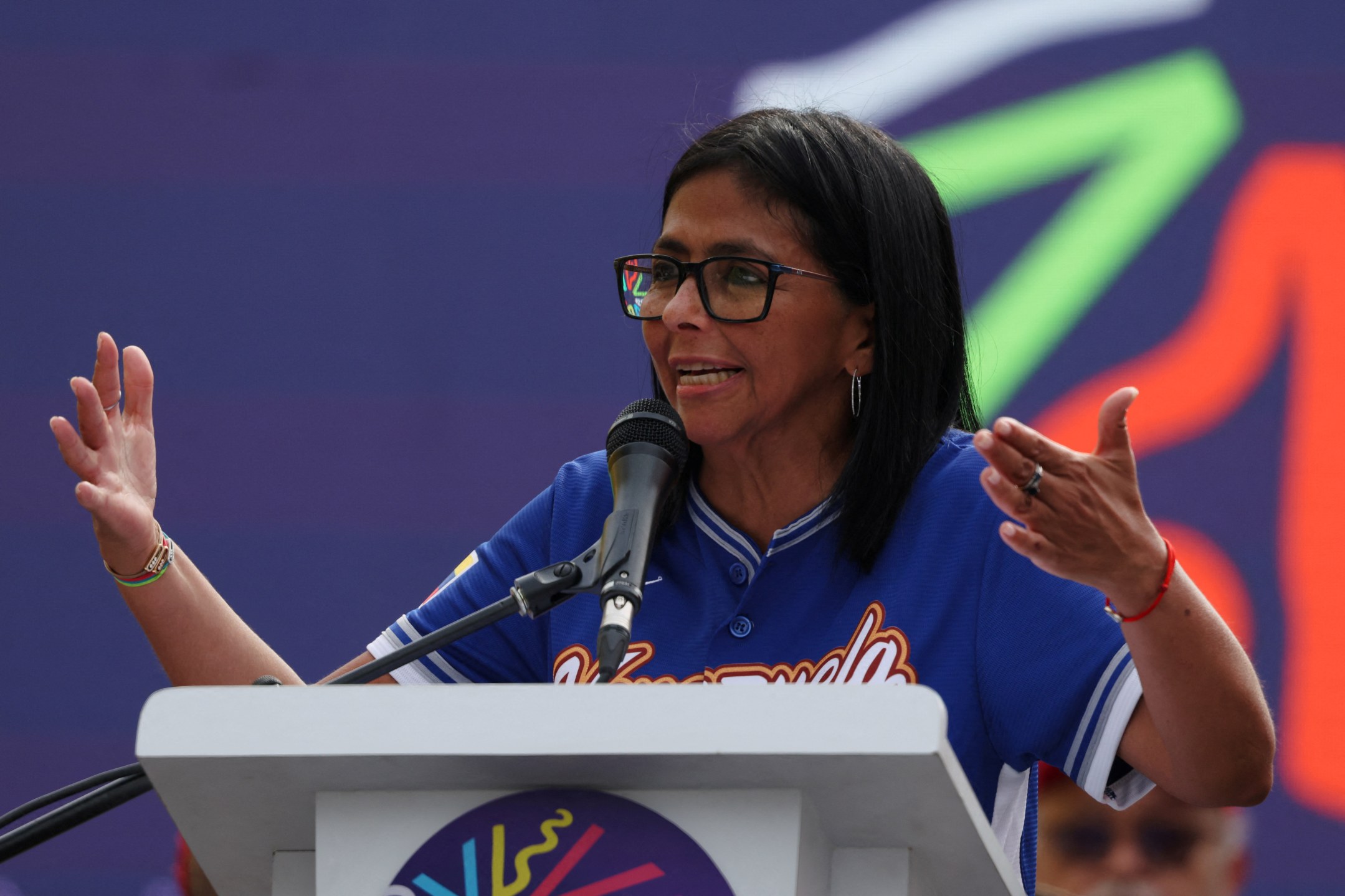 Presidente interina da Venezuela, Delcy Rodríguez
30 de abril de 2026
