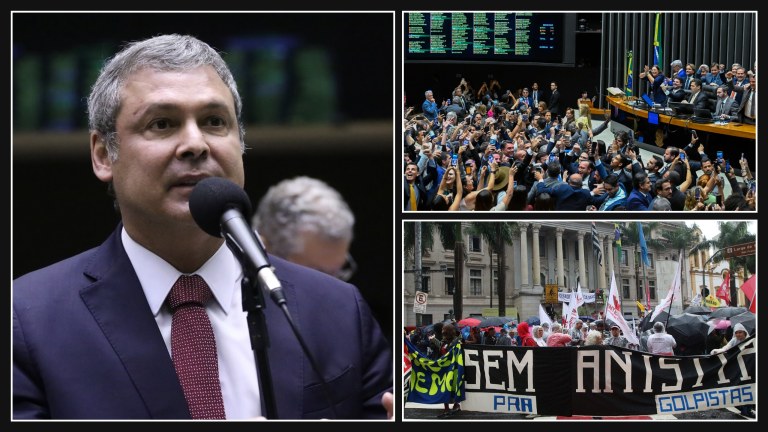 Lindbergh Farias, Câmara e um ato contra anistia