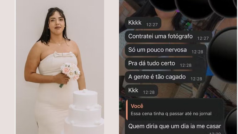 Nájylla Duenas Nascimento, de 34 anos, morreu baleada no dia em que oficializou o casamento; horas antes da cerimônia, ela celebrou a união em mensagem enviada a familiares