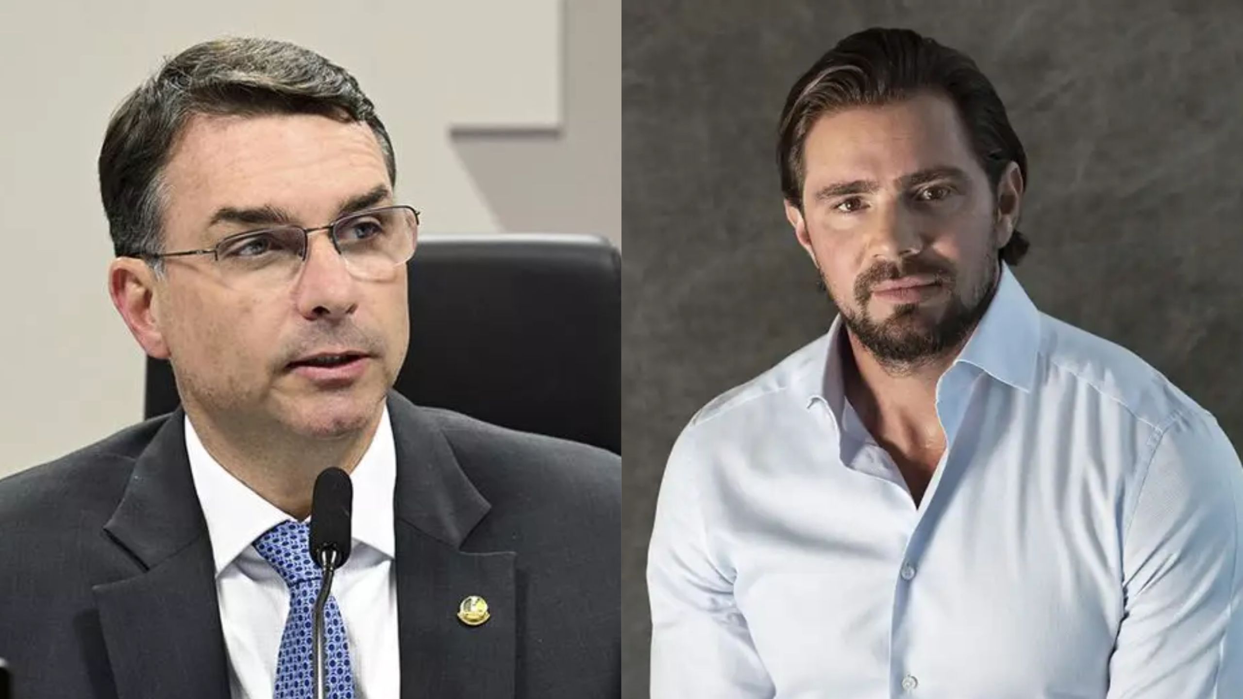 Flávio Bolsonaro e Daniel Vorcaro