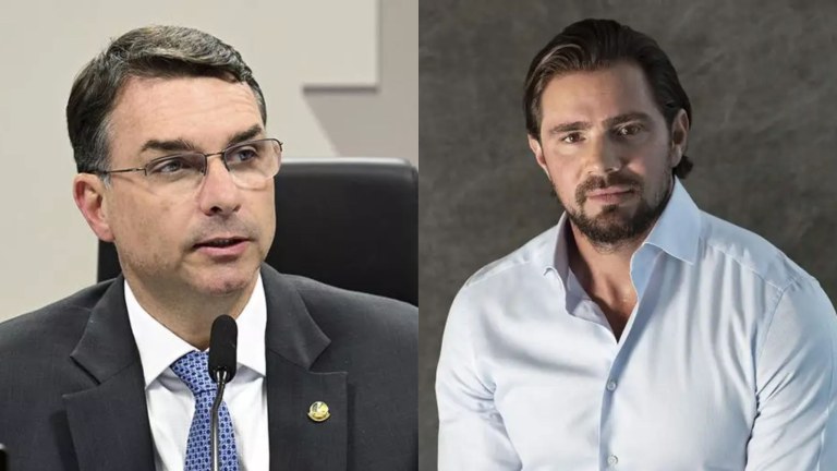 Flávio Bolsonaro e Daniel Vorcaro