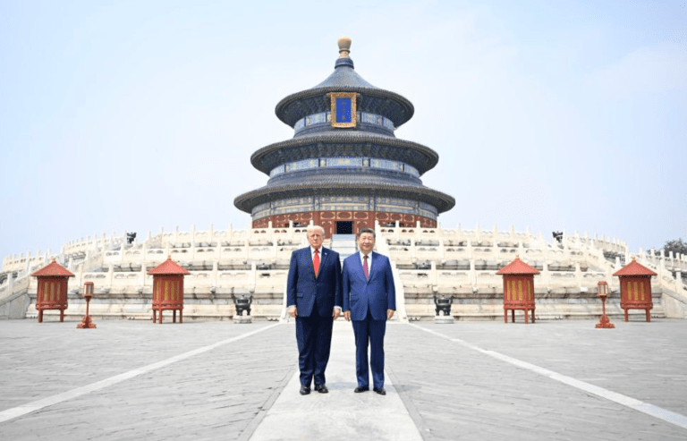 Donald Trump e Xi Jinping em Pequim