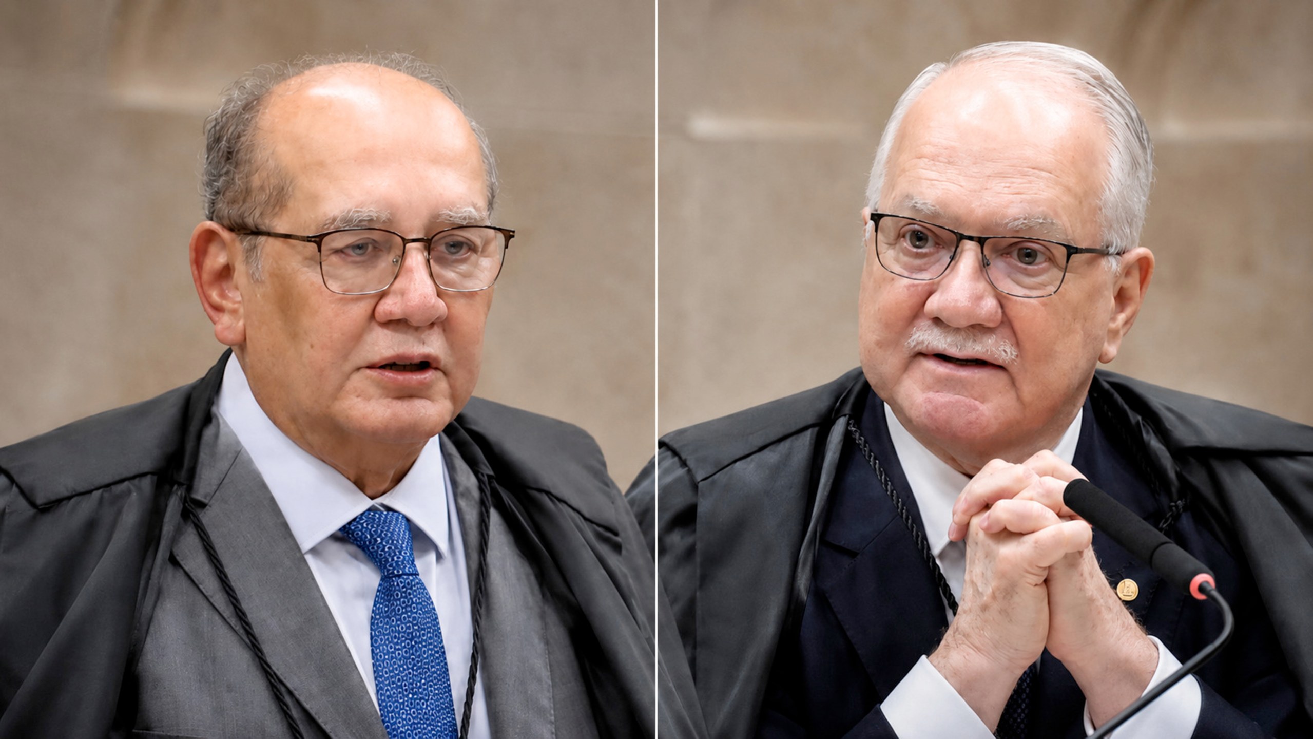 Gilmar Mendes e Edson Fachin
