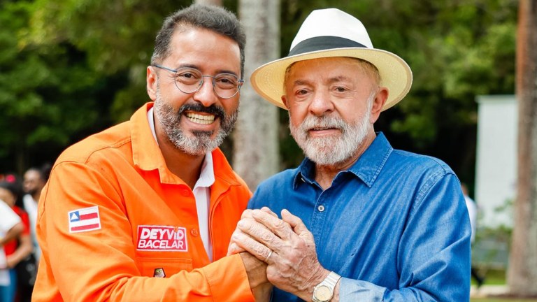 Deyvid Bacelar e presidente Luiz Inácio Lula da Silva