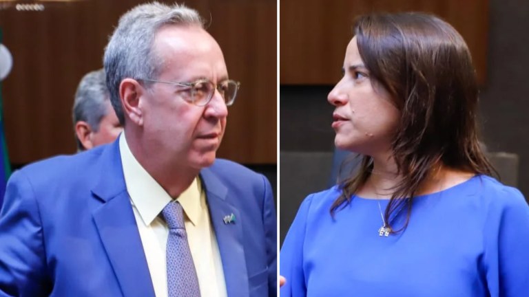 Álvaro Porto e Raquel Lyra