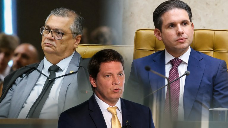 Flávio Dino - Mario Frias - Hugo Motta