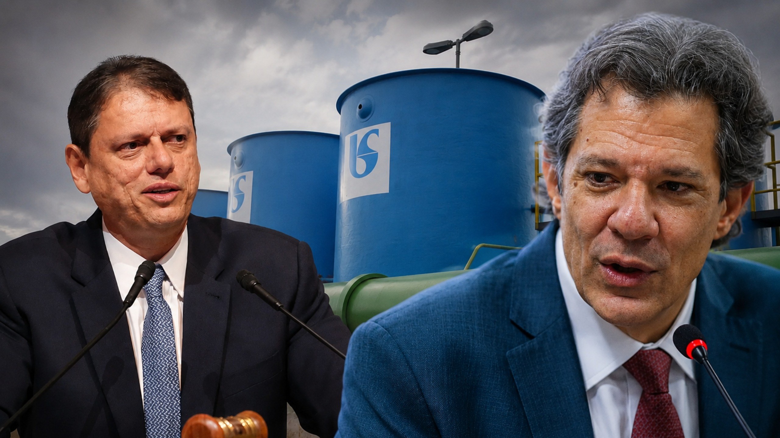 Haddad chama privatização da Sabesp de "lambança" e diz que Tarcísio criou a "Enel da água"