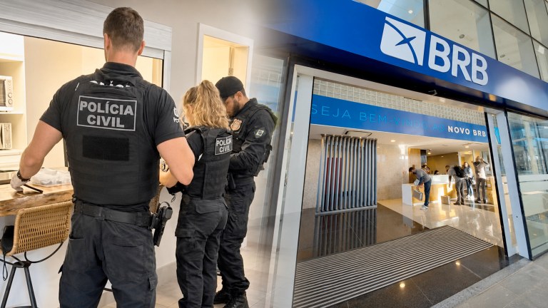 Policiais civis e o Banco de Brasília