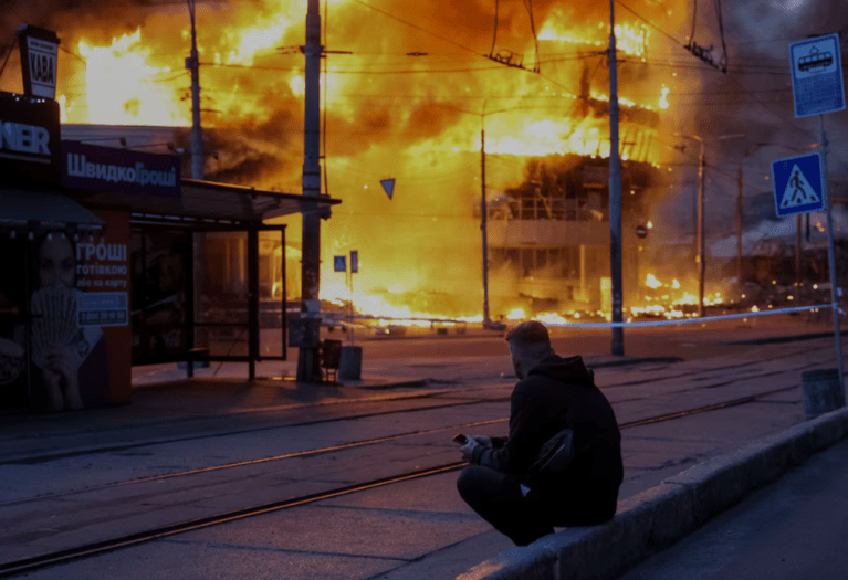 Ataque russo a Kiev