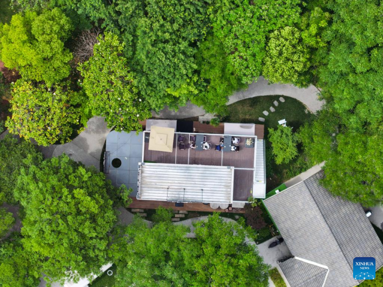 Cidade chinesa de Taizhou constrói parques de bolso para melhorar habitabilidade urbana