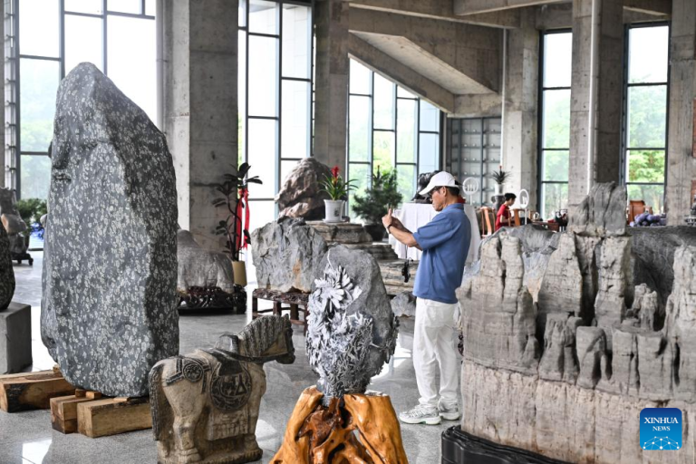 Museu de pedras ornamentais abre com mais de 230 mil peças na província chinesa de Jiangsu