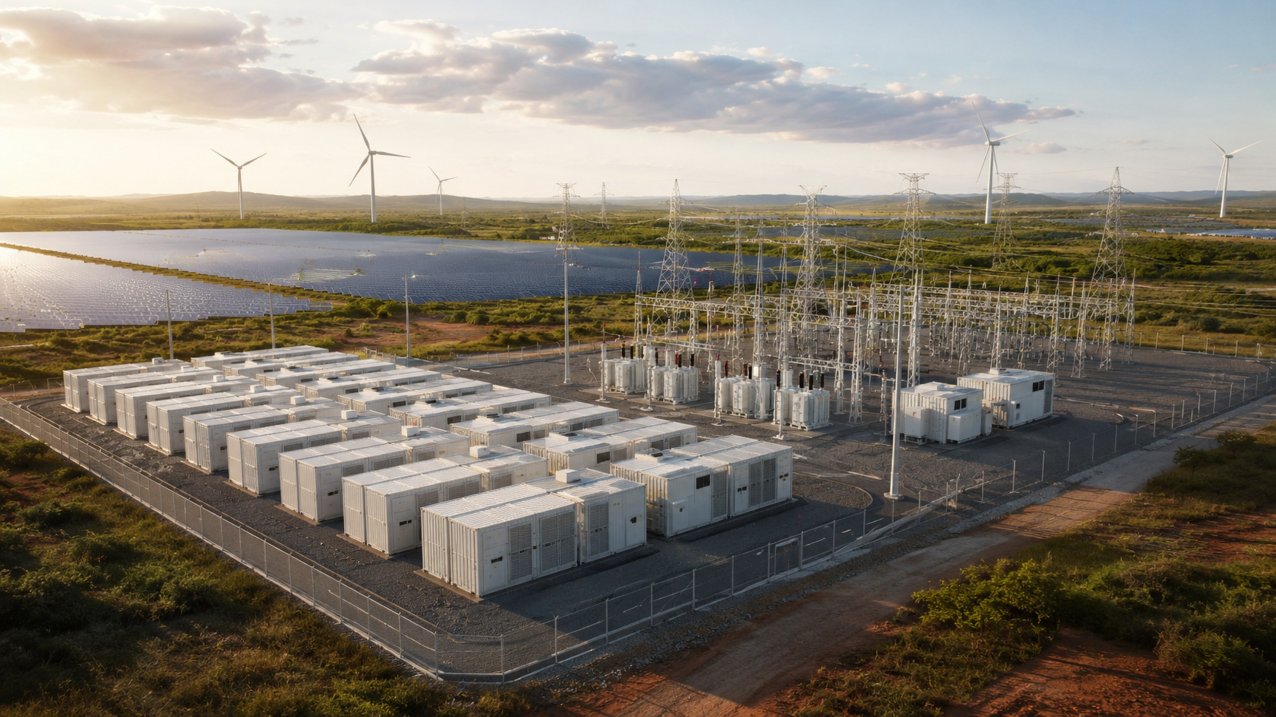 Complexo de baterias para armazenamento de energia
