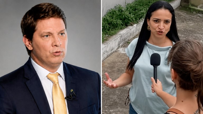Mario Frias e Karina Gama