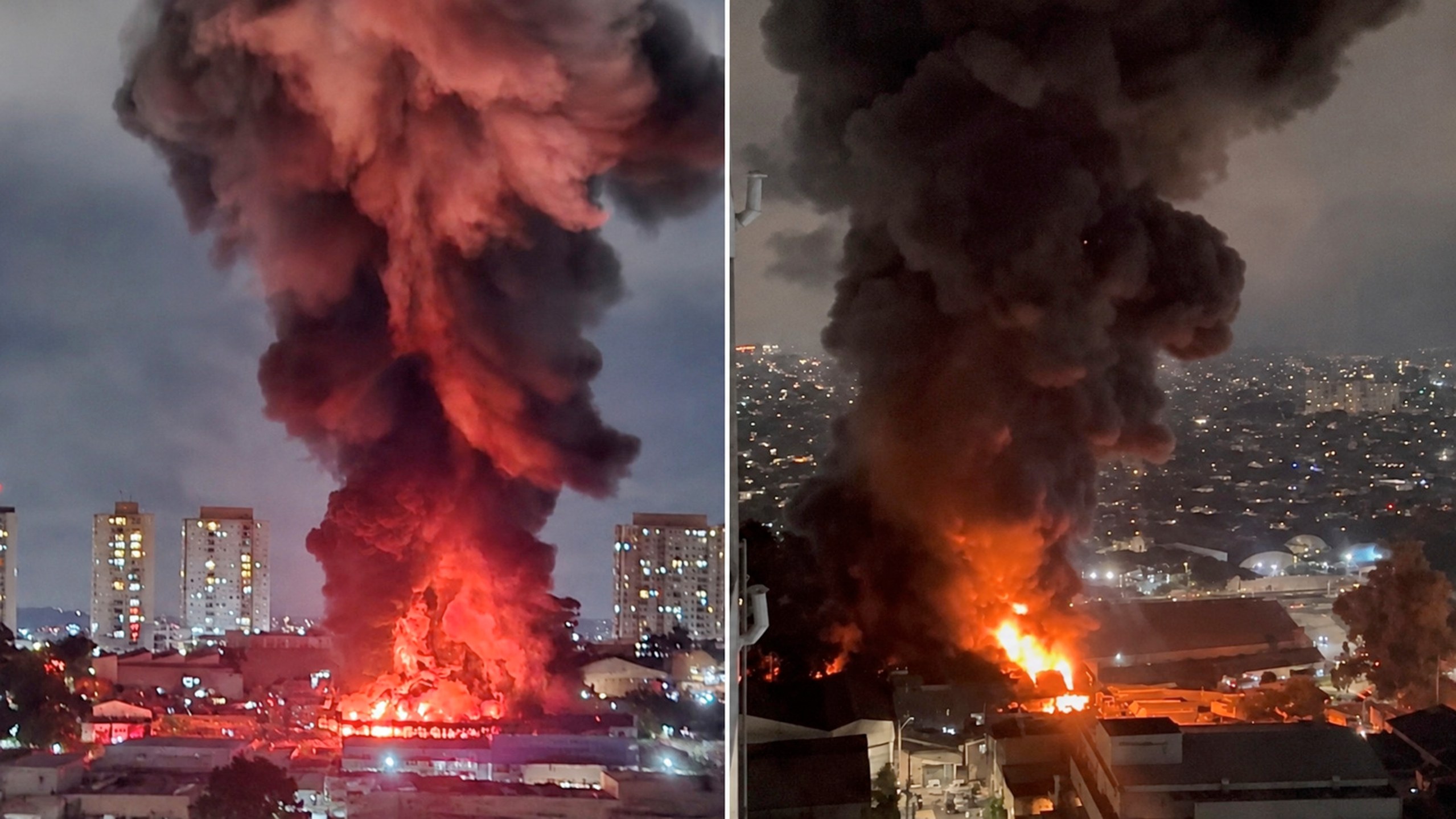 Incêndio em Guarulhos (SP)