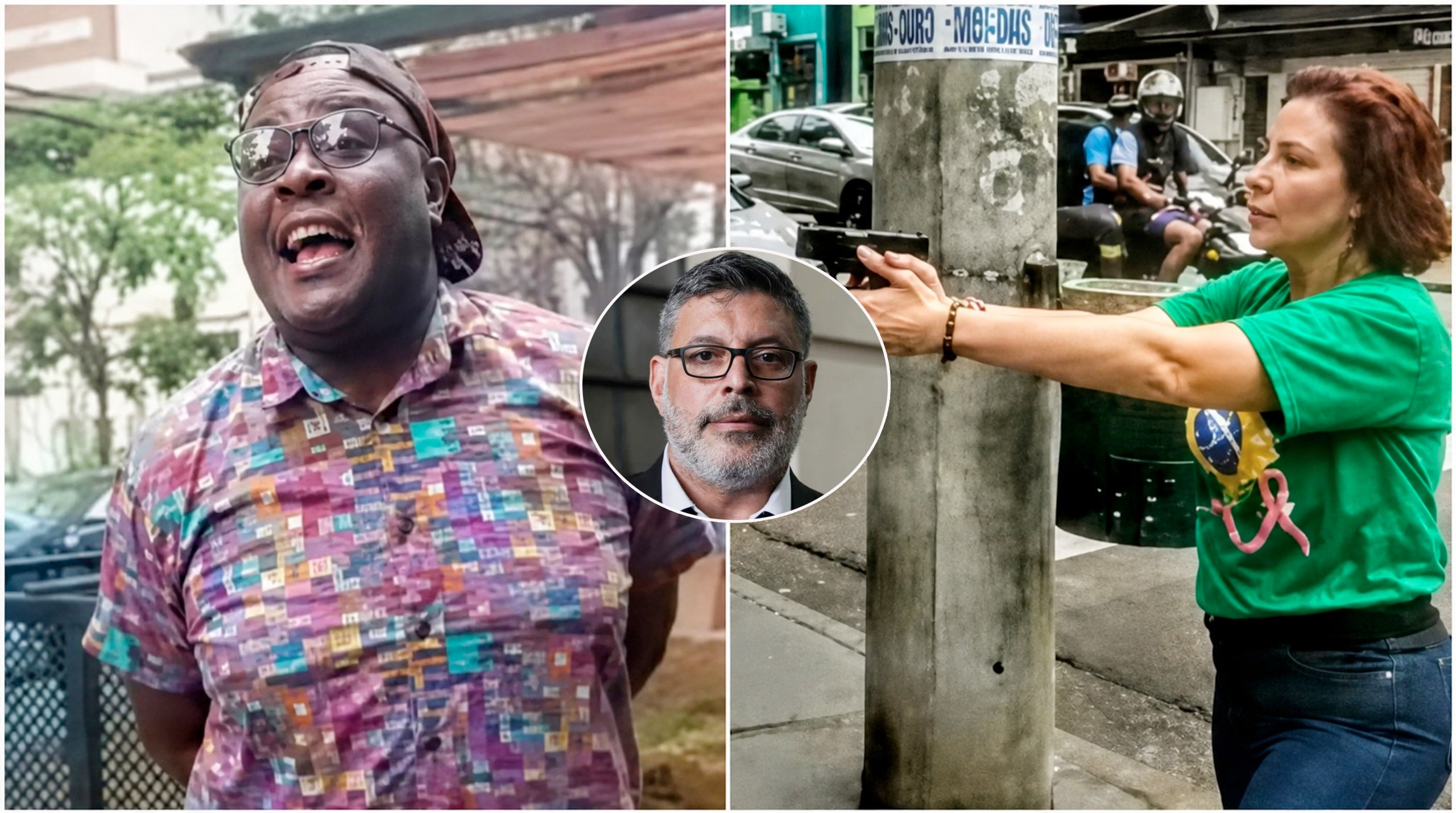 Luan Araújo, Alexandre Frota e Carla Zambelli