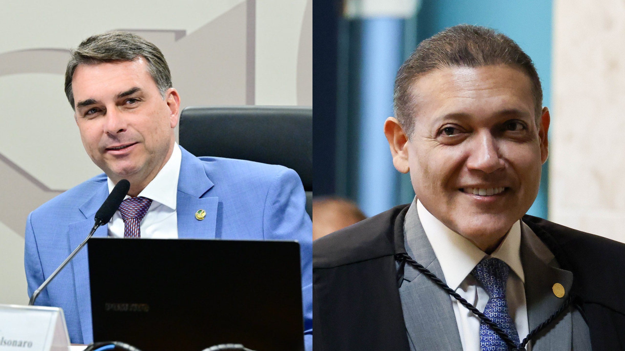 Flávio Bolsonaro e Kassio Nunes Marques