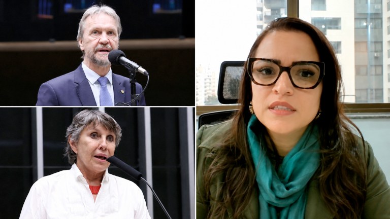 Pedro Uczai, Erika Kokay e Karina Gama