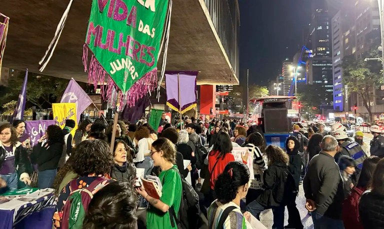 Protesto em São Paulo