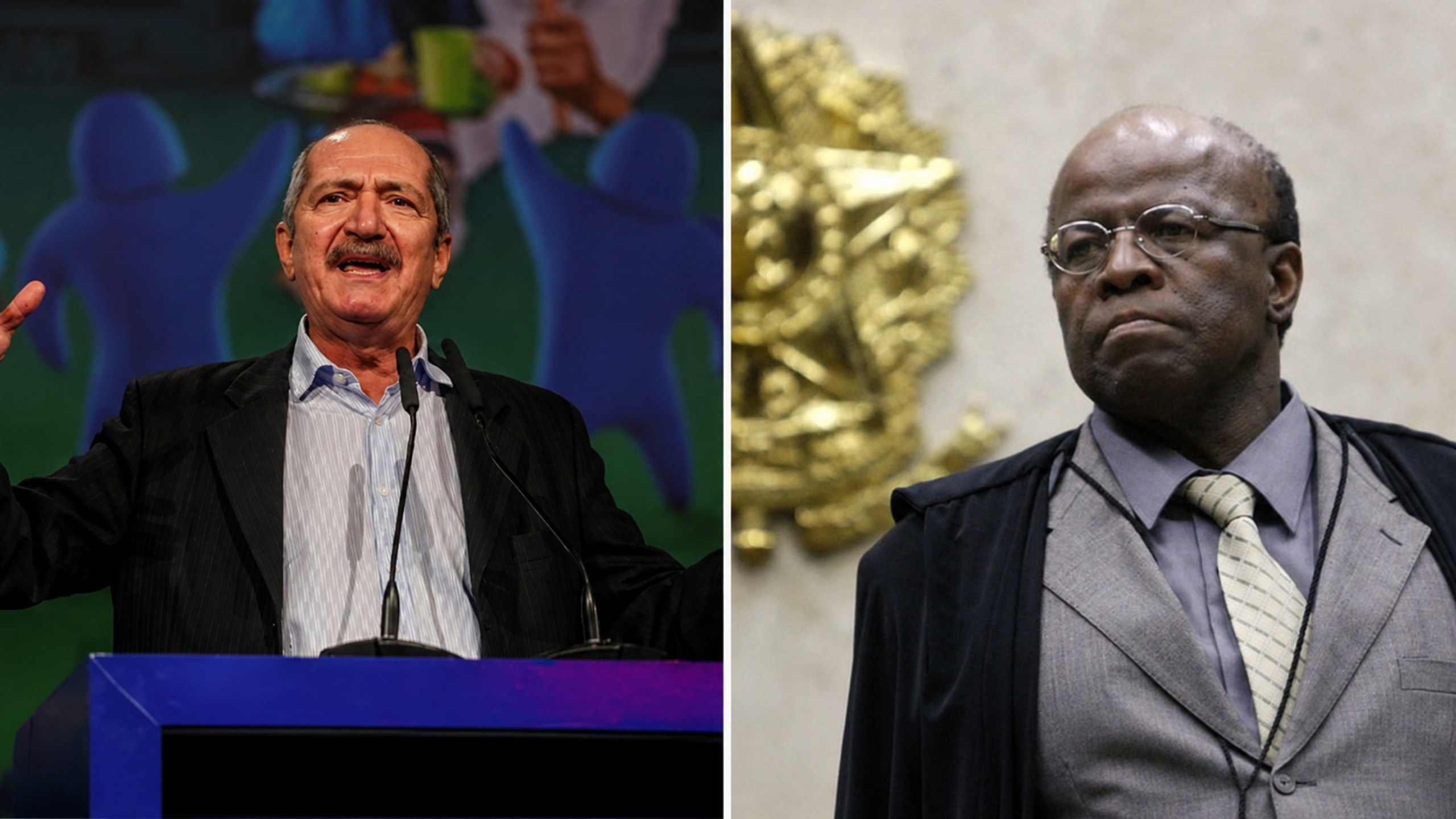 Aldo Rebelo e Joaquim Barbosa
