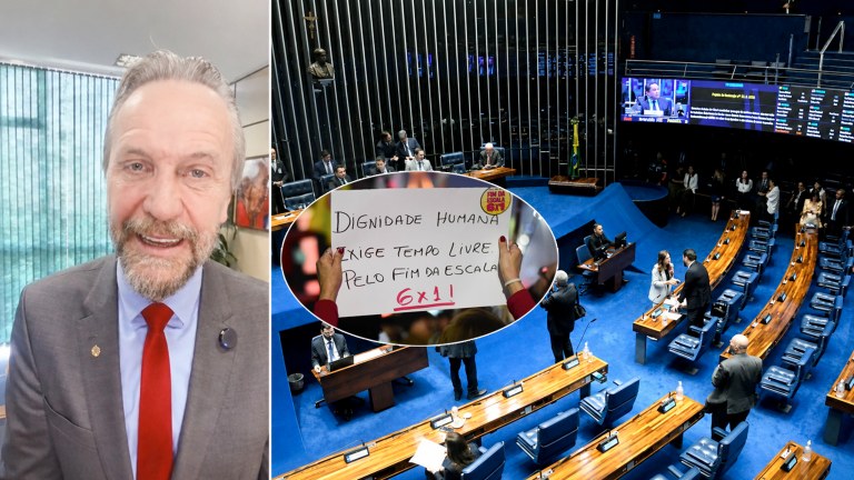 Pedro Uczai, Senado e um ato contra a escala 6x1 no Brasil