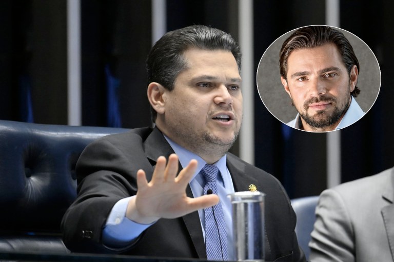 David Alcolumbre e Daniel Vorcaro