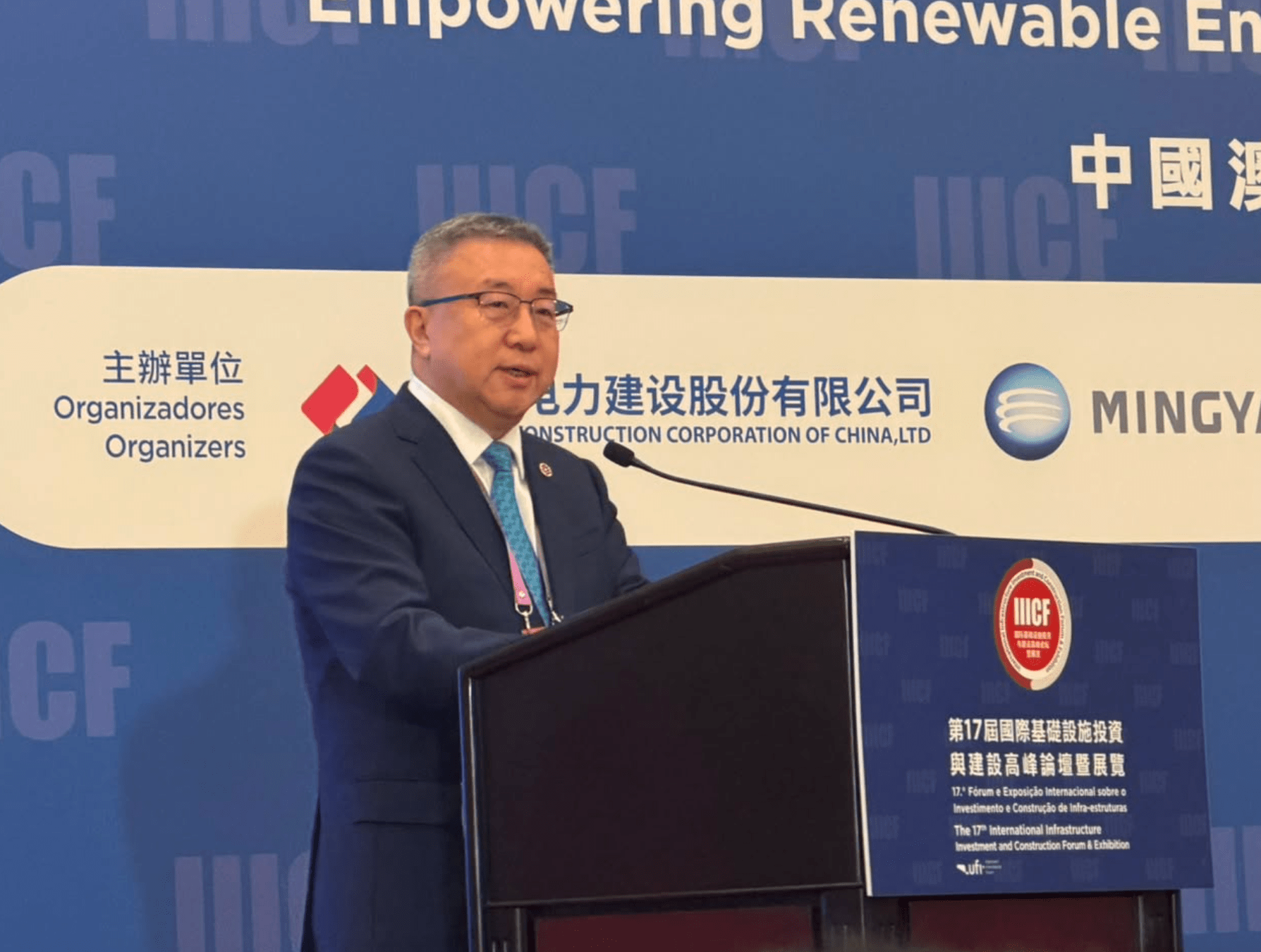 Fang Qiuchen, presidente da Associação Internacional de Empreiteiros da China (CHINCA)