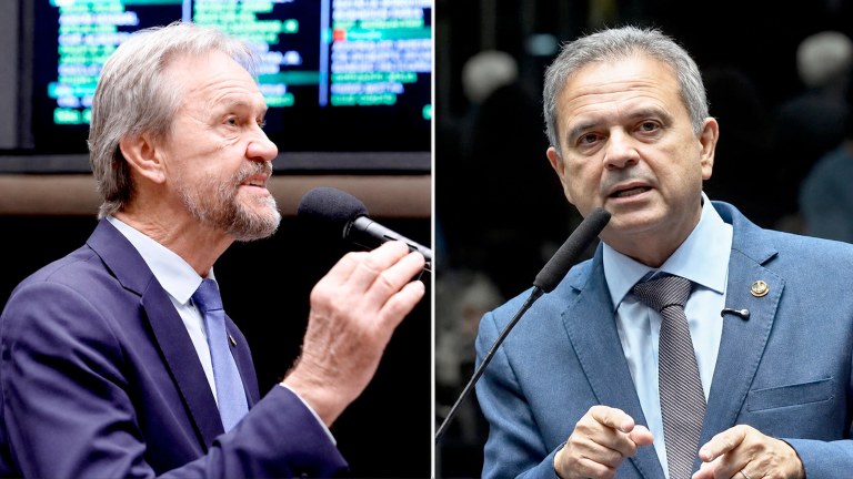 Pedro Uczai e Rogério Marinho