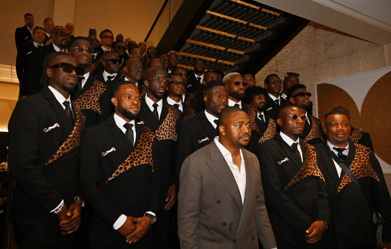 Jogadores da República Democrática do Congo chegam a hotel em Houston antes da Copa do Mundo da Fifa -11 de junho de 2026
