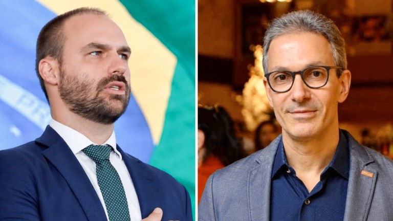 Eduardo Bolsonaro e Romeu Zema
