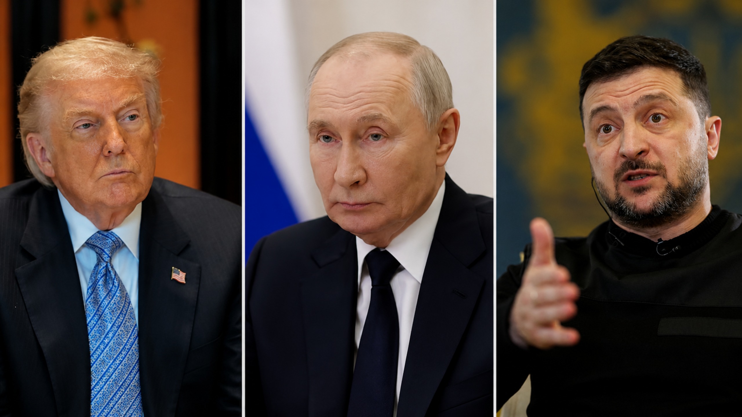 Trump fala com Putin e Zelensky por telefone