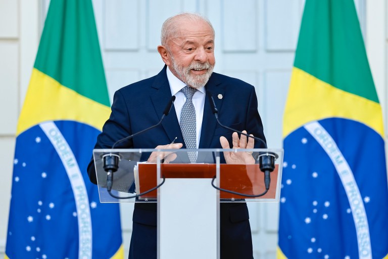 17.06.2026 - Presidente da República, Luiz Inácio Lula da Silva durante entrevista coletiva à imprensa, na Residência da Missão Permanente do Brasil junto às Nações Unidas, em Genebra - Suíça.Foto: Ricardo Stuckert / PR