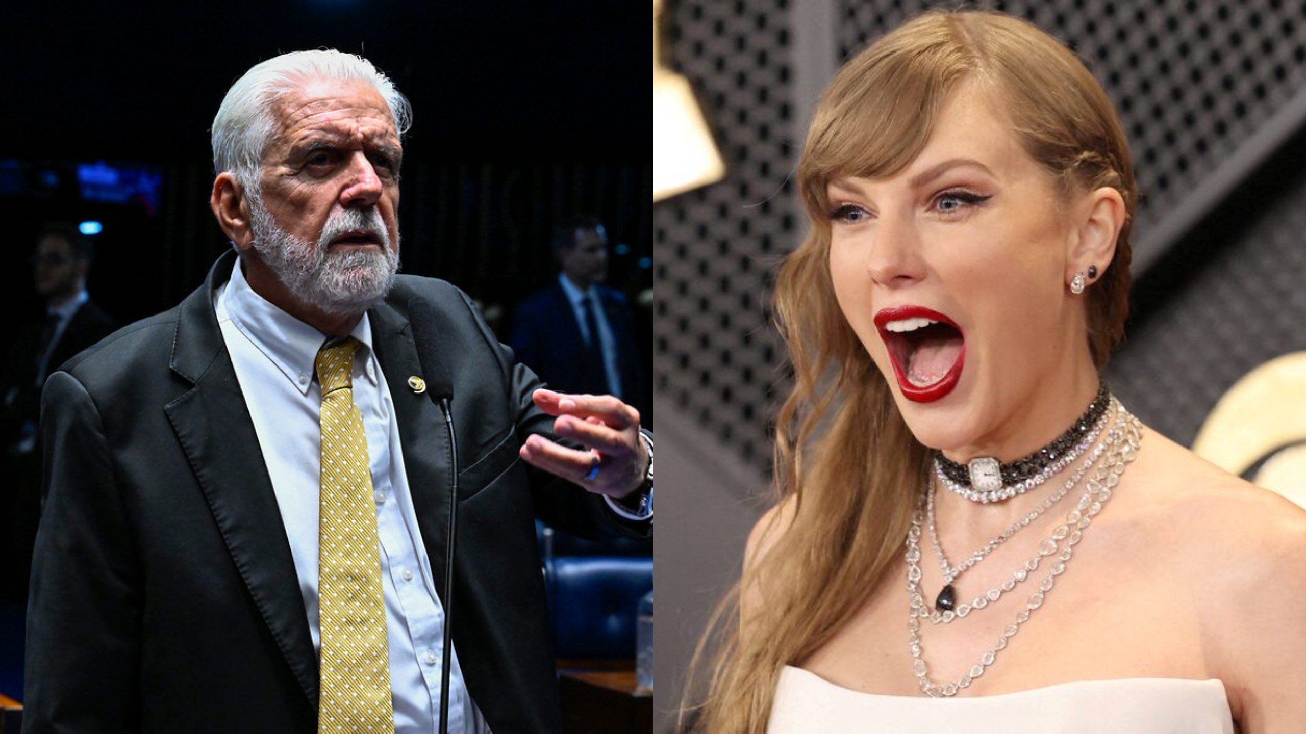 Jaques Wagner e Taylor Swift