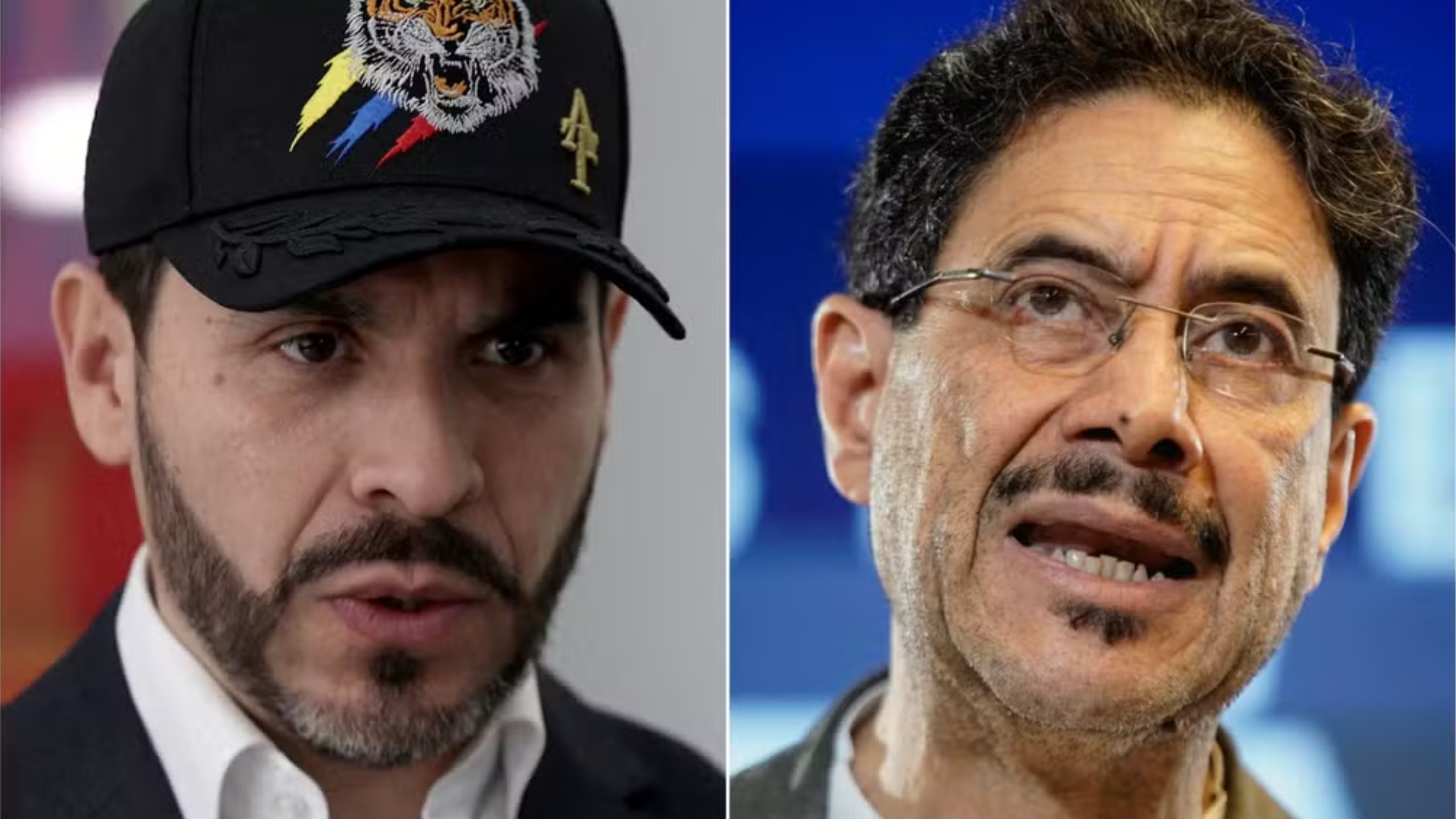 Abelardo de la Espriella e Iván Cepeda