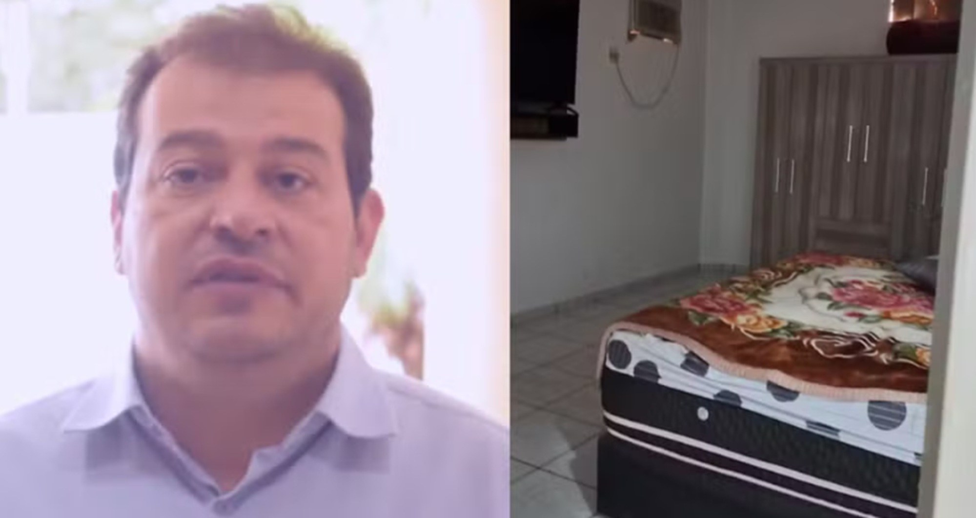 Rodrigo Felipe Amparado é concursado e usou sala de hospital como quarto