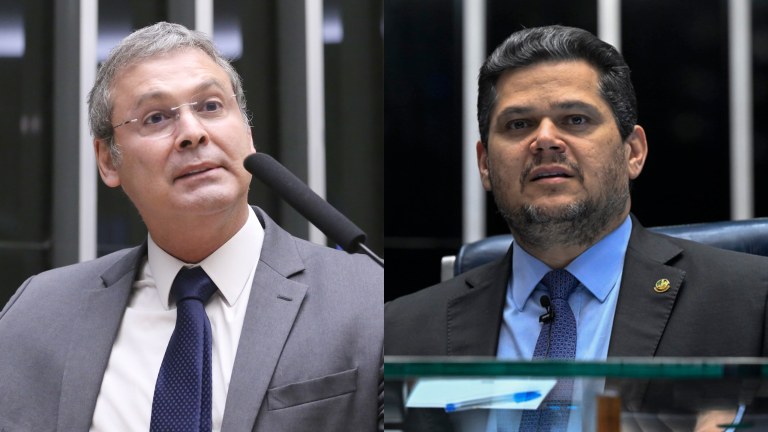 Lindbergh Farias e Davi Alcolumbre