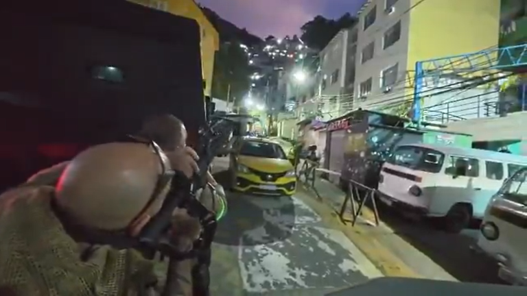 Operação da Polícia Civil no Morro Dona Marta, Rio de Janeiro (RJ)