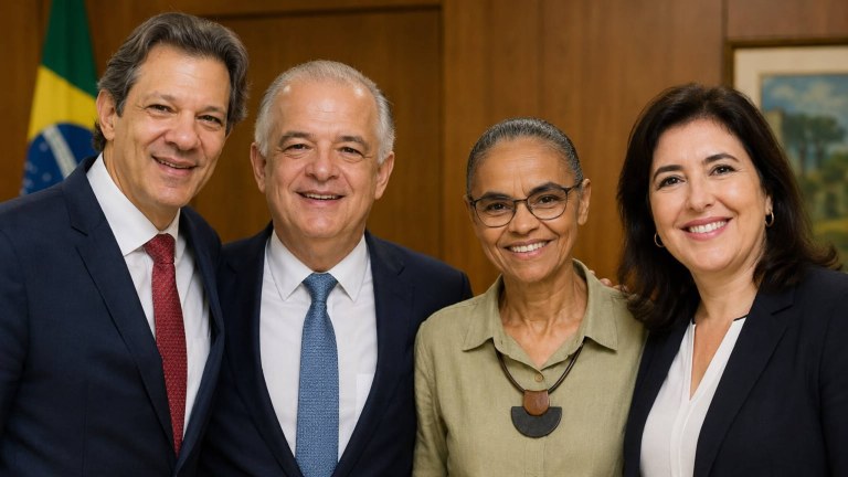 Fernando Haddad, Márcio França, Marina Silva e Simone Tebet