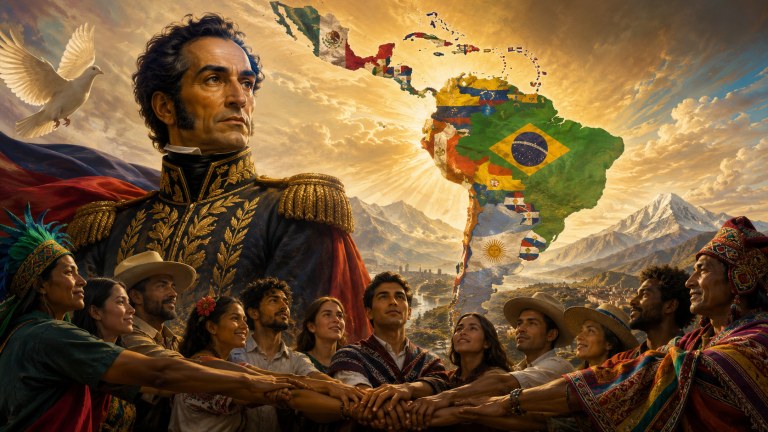 Simón Bolívar e o sonho de integração latino-americana