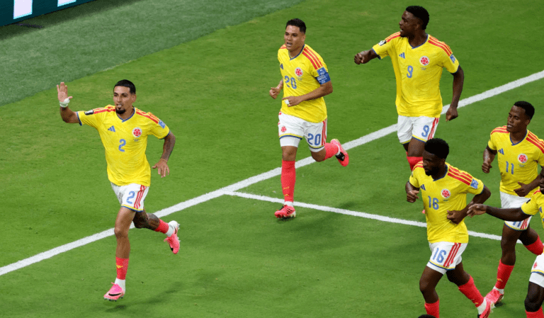 Colômbia celebra a vitória na Copa do Mundo