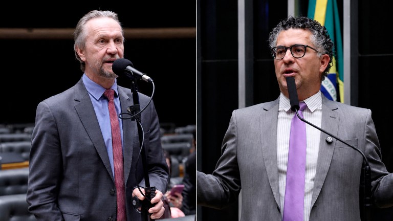 Pedro Uczai e Alencar Santana