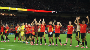 Belgas celebram a classificação