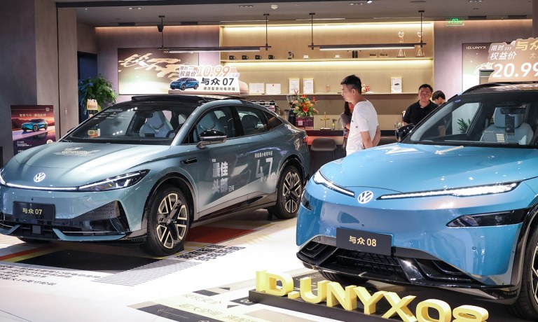Carros da Volkswagen na China