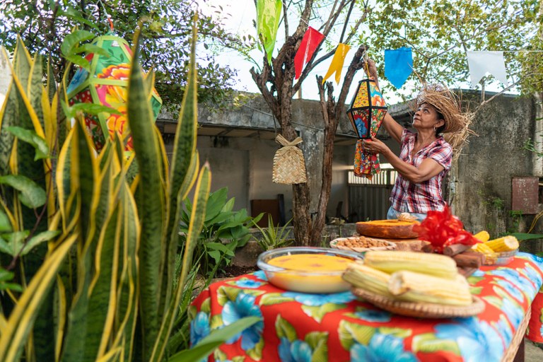 Festa junina em Pequim
