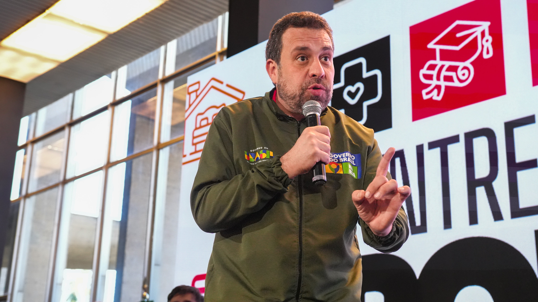 O ministro da Secretaria-Geral da Presidência da República, Guilherme Boulos