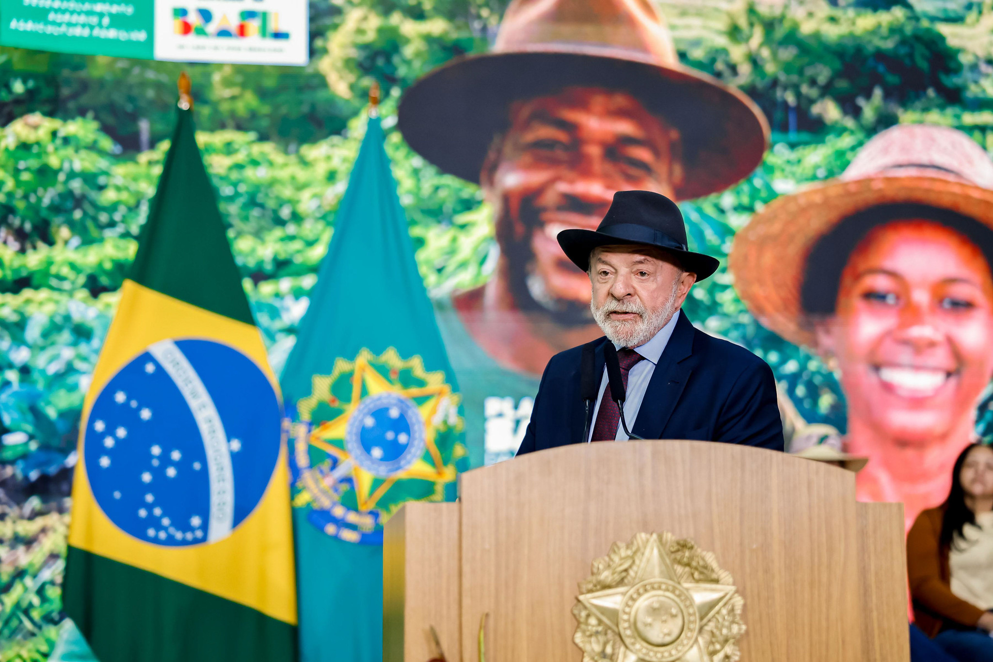 Presidente Lula em discurso